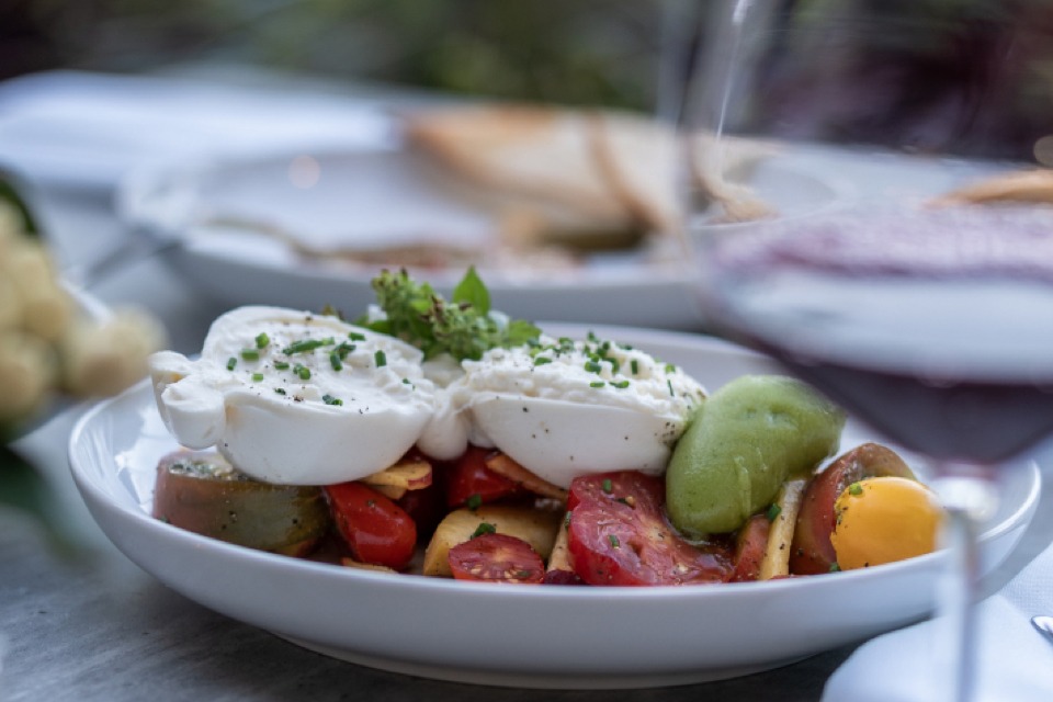 Tomato and Burrata Salad