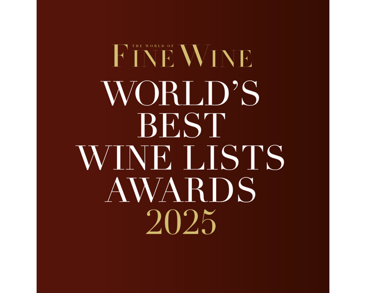 Fine Wine World's Best Wine List 2 Stars Award 2025