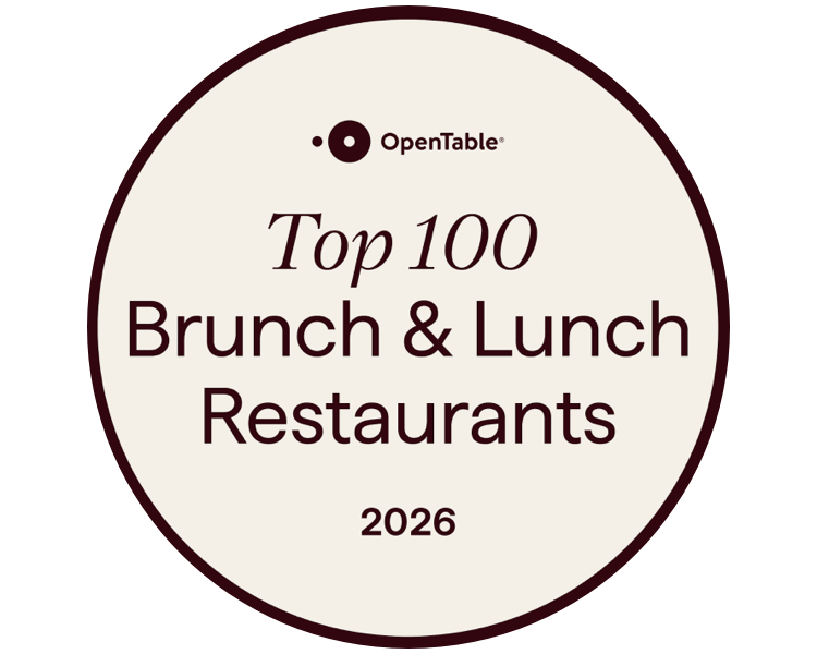 OpenTable Top 100 Brunch and Lunch Award